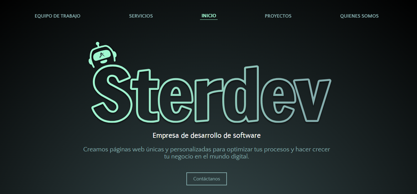 Sterdev pagina principal